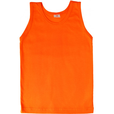 Футболка-майка оранжевого цвета