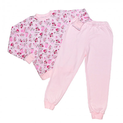 Розовая пижама для девочки