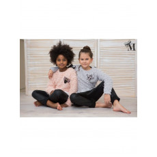 Брюки для девочки, черный цвет