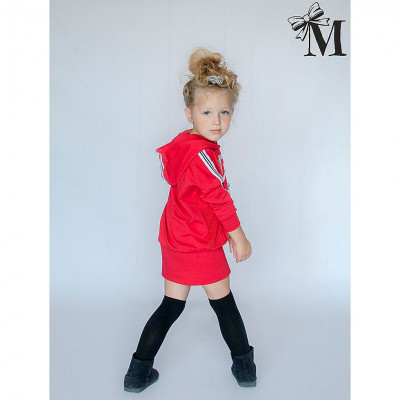 Туника красного цвета "Despacito"