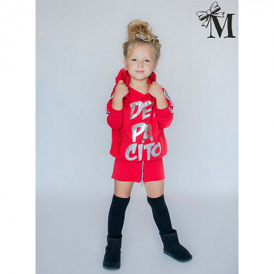 Туника красного цвета "Despacito"