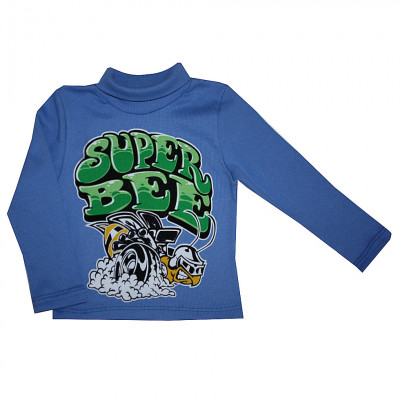 Водолазка детская голубая