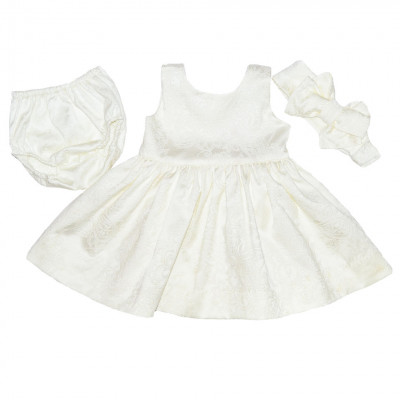 Платье в комплекте с повязкой из жаккарда