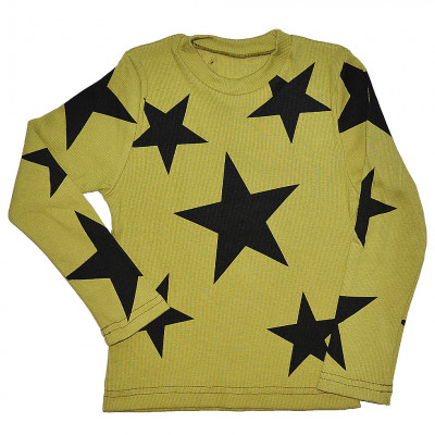 Водолазка с длинными рукавами болотного цвета