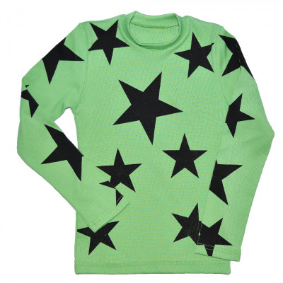 Детская водолазка зеленого цвета