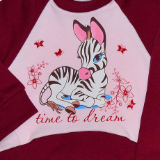 Бордовый спортивный костюм для девочки