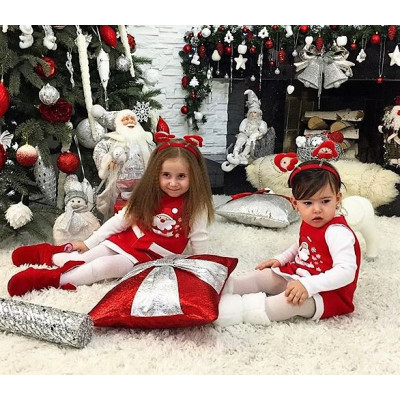 Новогоднее платье с Дед Морозом