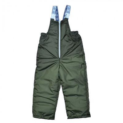 Полукомбинезон на лямках цвета хаки