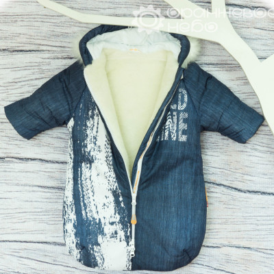 Кокон зимний серии Jeans