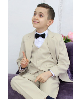 Подростковый костюм бежевого цвета