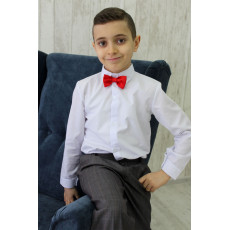 Белая рубашка для мальчика
