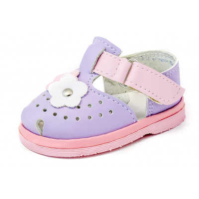 Фиолетовые сандалии для девочки