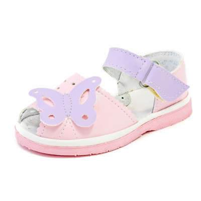 Сандалии розовые для девочки