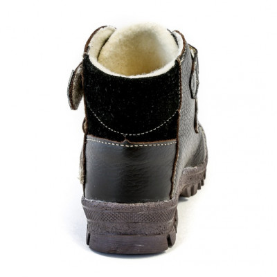 Для мальчика ботинки из натуральной кожи, Коричневый