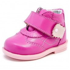 Ботинки ясельные розового цвета