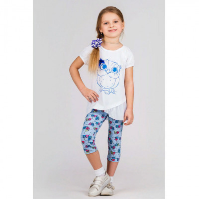 Комплект для девочки с бриджами