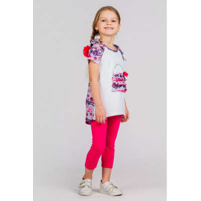 Летний комплект с туникой и леггинсами