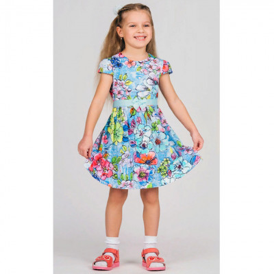 Цветочное платье для девочки
