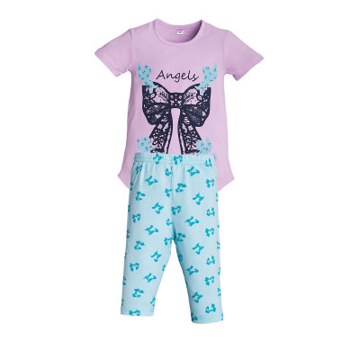 Бриджи и футболка для девочки Angels