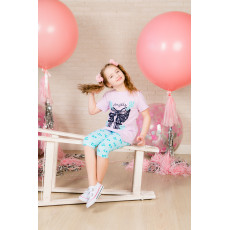 Бриджи и футболка для девочки Angels