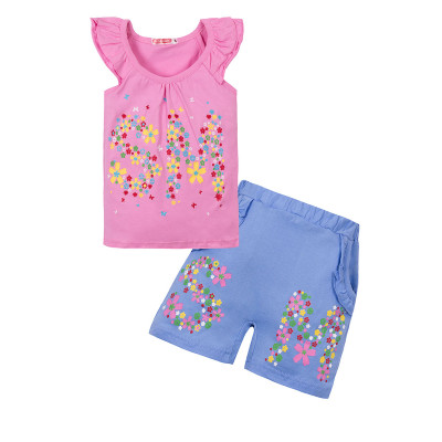 Комплект летний с шортиками для девочки