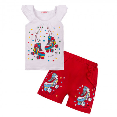 Комплект для девочки с шортами Roller