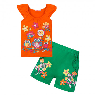 Комплект для девочки с шортами Sova