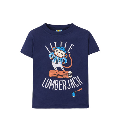 Синяя футболка для мальчика "LittleLumber"