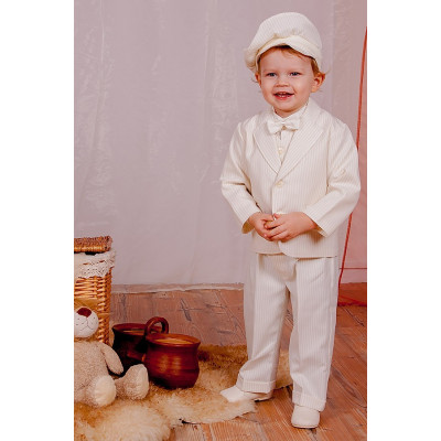 Классический белый костюм для мальчика