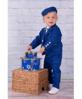 Синий детский костюм для мальчика "Outfit", синий