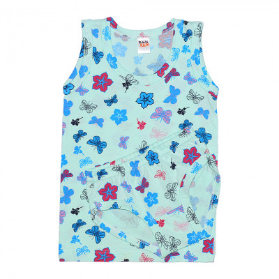 Трусы и майка зеленого цвета для девочки